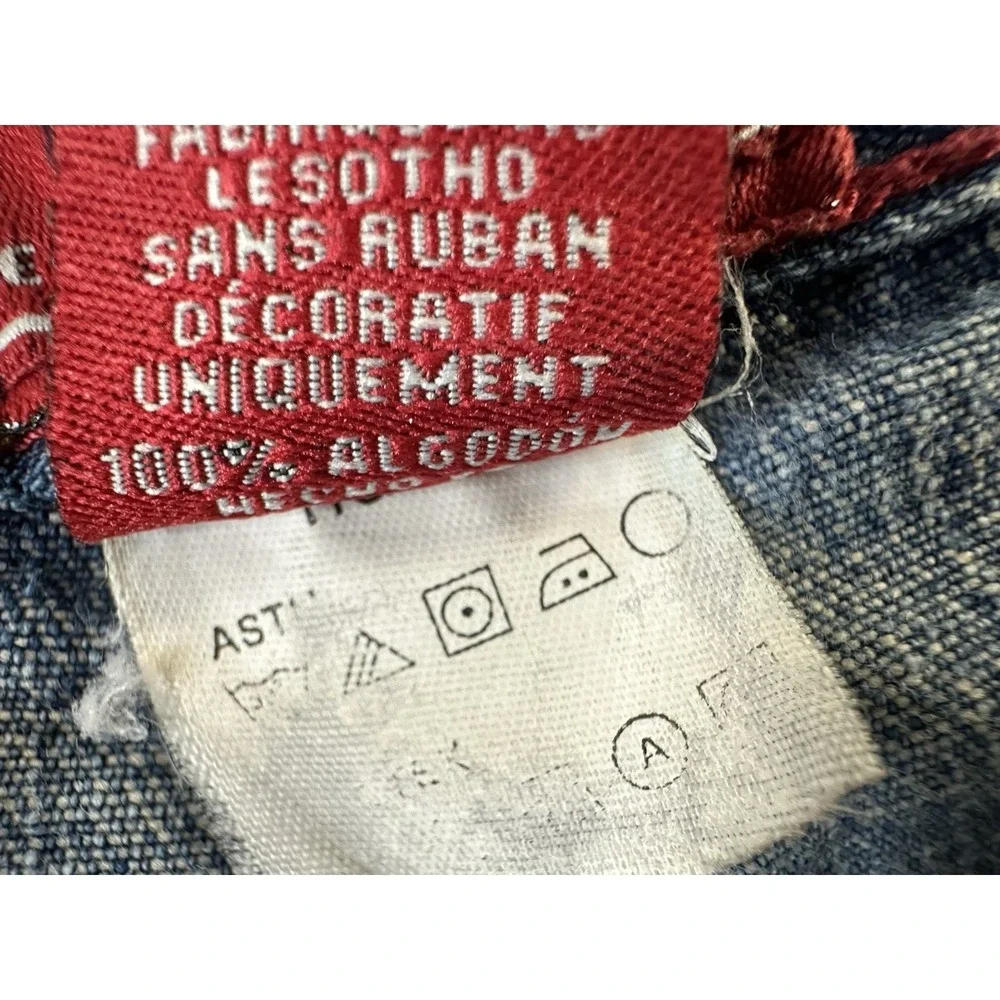 Vintage Chaps‎ Denim Shorts Mens 34 Blue Vintage Relaxed Fit Y2K Baggy Jorts